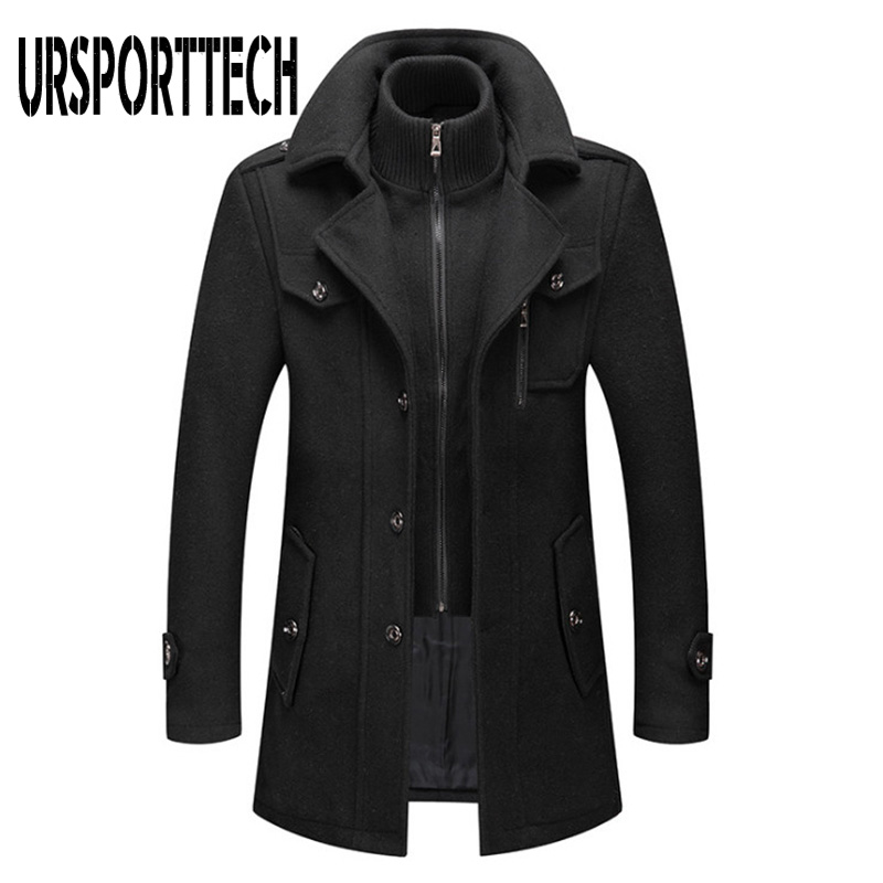 Mens 3xl hot sale wool coat